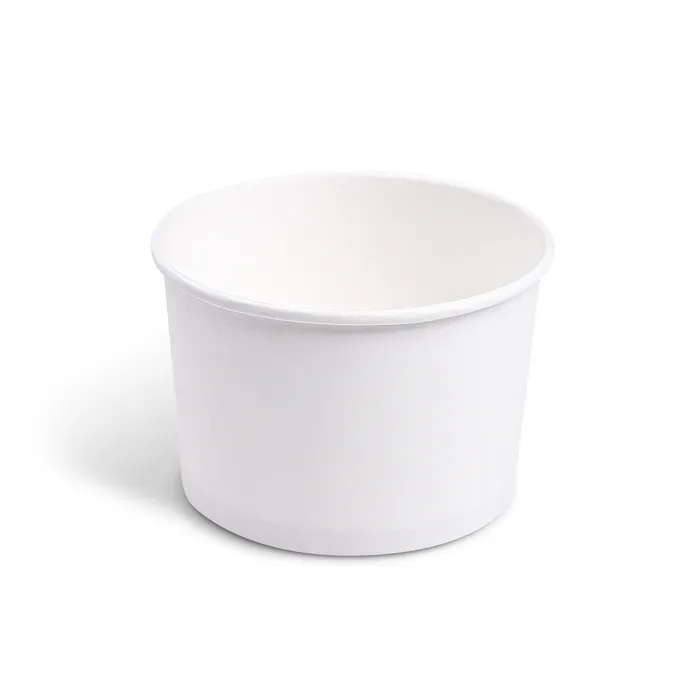 Główne zdjęcie produktu Papírová miska (PAP/PE) bílá průměr 110mm 475ml [50 ks]
