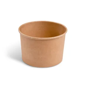 Pojemnik (PAP/PE) kraft średnica 110mm 475ml [50 szt]