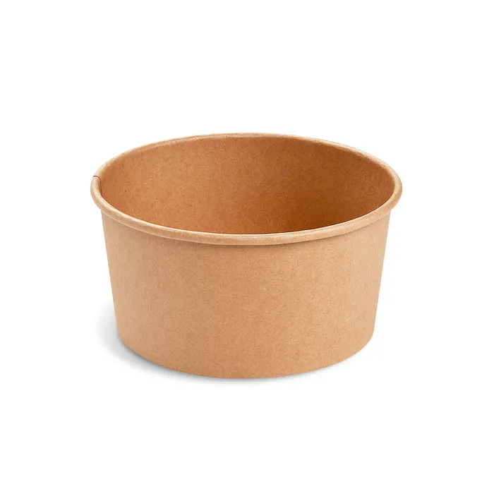 Główne zdjęcie produktu Papírová miska (PAP/PE) kraft průměr 150 mm 1000 ml [50 ks]