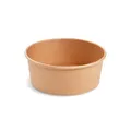 Pojemnik na sałatkę (PAP/PE) kraft średnica 150mm 750ml [50 szt]