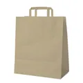 Torba z uchwytami (PAP) brązowa 40+16 x 45 cm [200 szt]