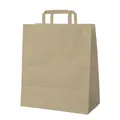 Następne zdjęcie produktu Torba z uchwytami (PAP) brązowa 40+16 x 45 cm [50 szt]