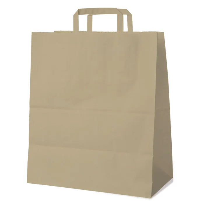 Główne zdjęcie produktu Papírová taška hnědá 45+17 x 48 cm [200 ks]