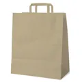Następne zdjęcie produktu Torba z uchwytami (PAP) brązowa 45+17 x 48 cm [200 szt]