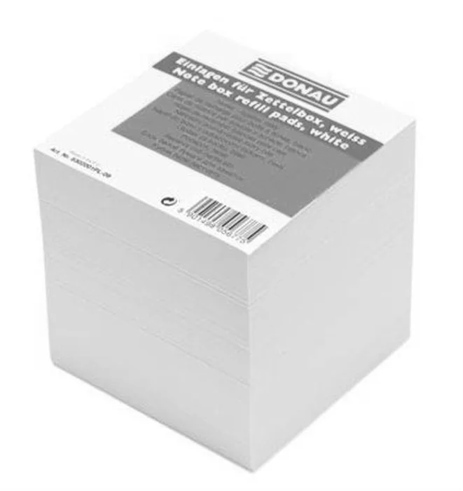Główne zdjęcie produktu Papírové bločky v kostce, 90x90x90, DONAU