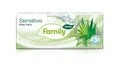 Chusteczki papierowe "Sensitive", aloes, 3 warstwy, 10x10 szt, TENTO