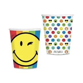 Kubki papierowe Smiley World poj. 0,25 l, 8 szt.