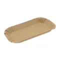 Tacka papierowa tłuszczoodporna prostokątna kraft 23 x 15 x 2 cm [100 szt]