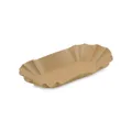 Następne zdjęcie produktu Tacka papierowa tłuszczoodporna owalna kraft 17,5 x 10,5 x 3 cm [250 szt]