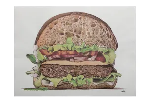 Podkładki papierowe Infibra Hamburger 30 x 40 cm [250 szt.]