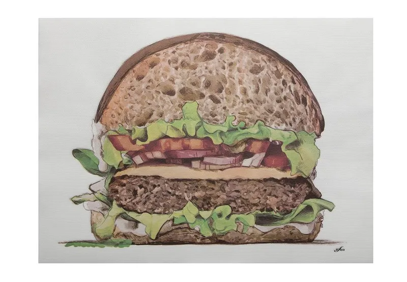 Główne zdjęcie produktu Papírové prostírání Infibra Hamburger 30 x 40 cm [250 ks]