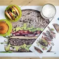 Następne zdjęcie produktu Podkładki papierowe Infibra Hamburger 30 x 40 cm [250 szt.]