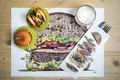 Podkładki papierowe Infibra Hamburger 30 x 40 cm [250 szt.]