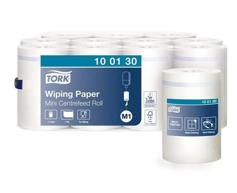 Główne zdjęcie produktu Papírové ručníky mini role Tork 100130 Advanced 415 M1 1vr 120 m bílé [1 ks]