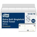 Następne zdjęcie produktu Ręczniki papierowe składane Tork 100278 Premium Extra Soft H3 2-warstwowe białe [3000 szt.]