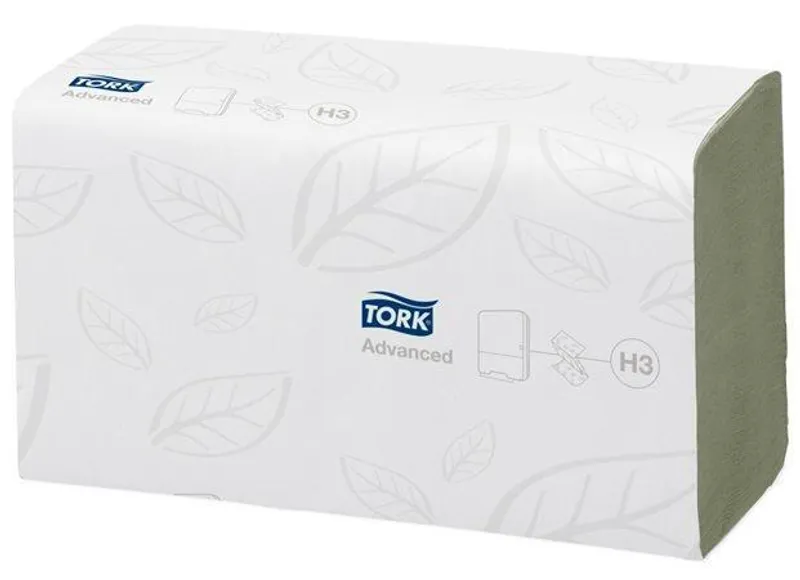 Główne zdjęcie produktu Papírové ručníky skládané TORK 290179 ADVANCED zelená H3 [3750 ks]