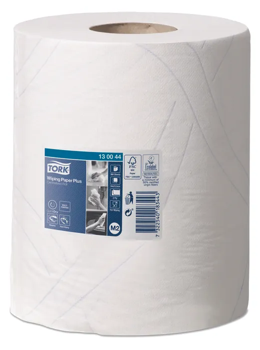 Główne zdjęcie produktu Papírové ručníky v roli TORK 130044 PLUS ADVANCED 420 bílá TAD M2 [1 ks]