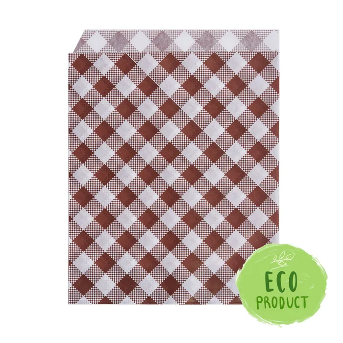 Główne zdjęcie produktu Papírové sáčky KARO 14 x 19 cm [500 ks]