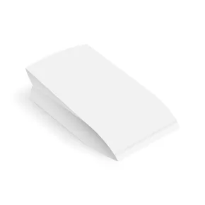 Torebka (PAP/PE) 2-w tłuszczoodporna biała 15+8 x 30 cm `Maxi` [100 szt]