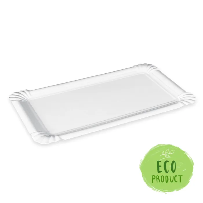 Główne zdjęcie produktu Papírové tácky 19 x 33,5 cm (č. 8) [125 ks]