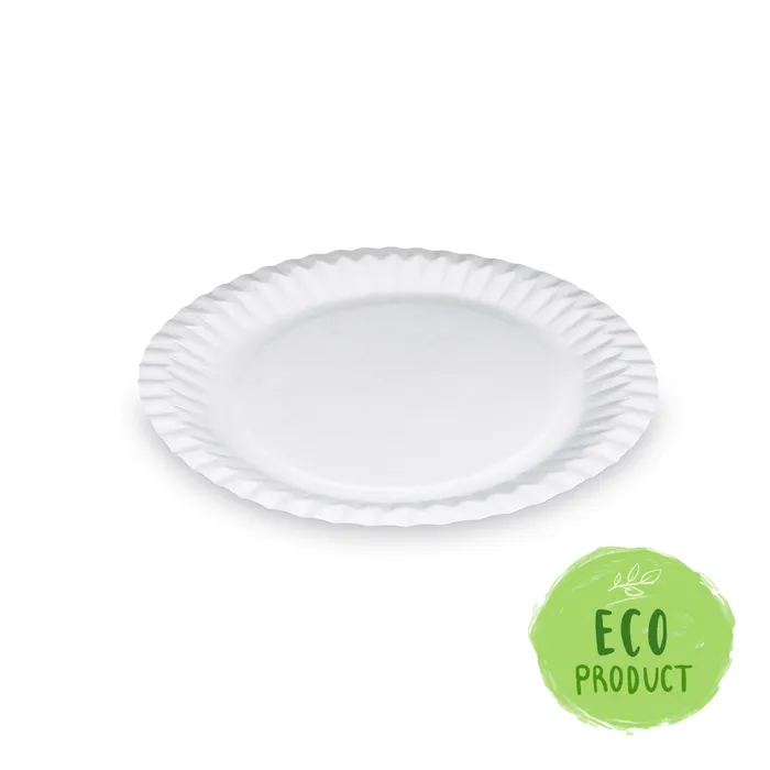 Główne zdjęcie produktu Papírové talíře mělké průměr 23 cm [100 ks]