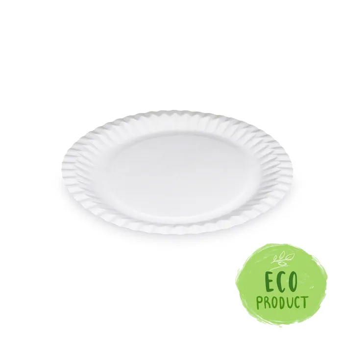 Główne zdjęcie produktu Papírové talíře mělké průměr 23 cm [15 ks]