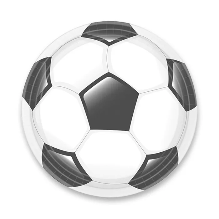 Główne zdjęcie produktu Papírové talířky Goal Getter průměr 22,8 cm, 8 ks