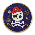 Talerzyki papierowe Pirates Map średnica 22,8 cm [8 szt.]