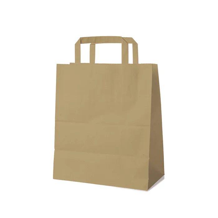 Główne zdjęcie produktu Papírové tašky 22+10 x 28 cm hnědé [50 ks]