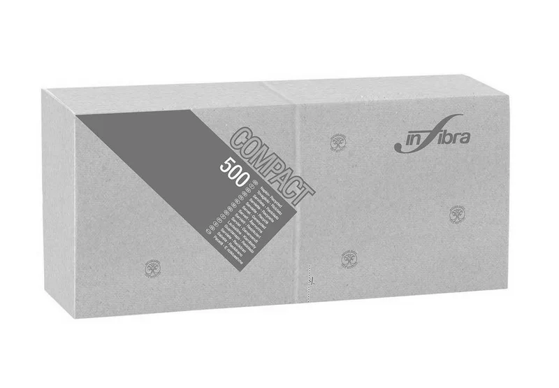 Główne zdjęcie produktu Papírové ubrousky BIO-EKO INFIBRA 1-vrst. 30x30 cm béžové [500 ks]