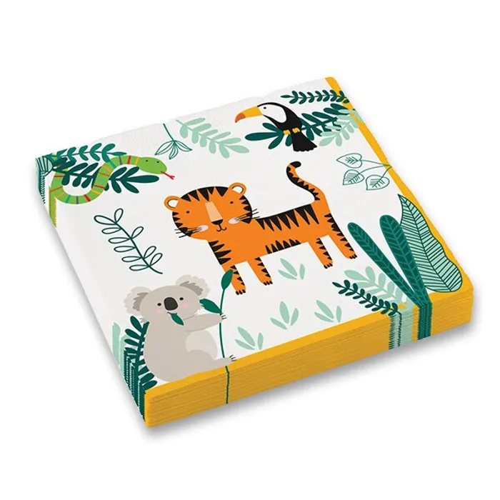 Główne zdjęcie produktu Papírové ubrousky Get Wild 33 x 33 cm, [16 ks]