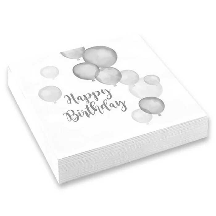 Główne zdjęcie produktu Papírové ubrousky Happy Birthday 33 x 33 cm, 20 ks