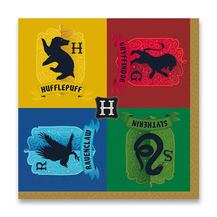 Główne zdjęcie produktu Papírové ubrousky Harry Potter 33 x 33 cm, [16 ks]