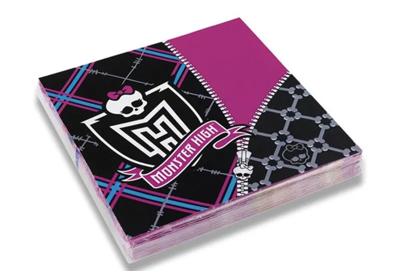 Główne zdjęcie produktu Papírové ubrousky Monster High 33×33 cm, [20 ks]