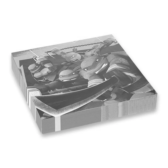Główne zdjęcie produktu Papírové ubrousky Želvy Ninja 33 x 33 cm, 20 ks