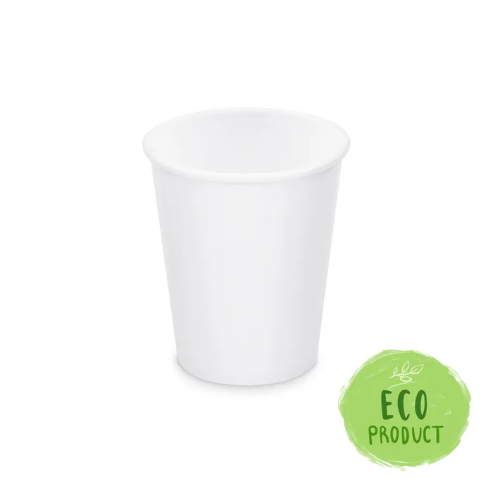 Główne zdjęcie produktu Papírový kelímek bílý 280 ml, M (průměr 80 mm) [50 ks]