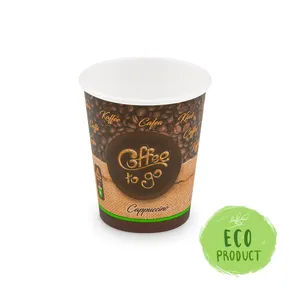 Kubek papierowy "Coffee to go" średnica 80mm 280ml `M: 0,2L/8oz` [50 szt]