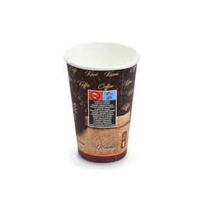 Kubek papierowy "Coffee to go" średnica 80mm 330ml `ML: 0,3L/10oz` [50 szt]