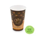 Kubek papierowy "Coffee to go" średnica 80mm 330ml `ML: 0,3L/10oz` [50 szt]