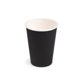 Kubek papierowy (FSC Mix) czarny średnica 74mm 240ml [10 szt]