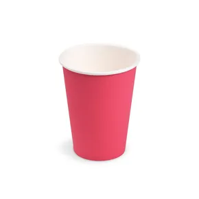 Kubek papierowy (FSC Mix) fuksja średnica 74mm 240ml [10 szt]
