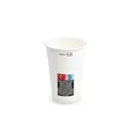 Kubek papierowy (FSC Mix) z podziałką biały średnica 70mm 0,2L [50 szt]