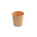 Kubek papierowy kraft średnica 62mm 110ml `XS: 0,08L/4oz` [50 szt]