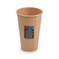 Kubek papierowy kraft średnica 90mm 510ml `XL: 0,4L/16oz` [50 szt]