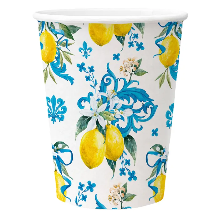 Główne zdjęcie produktu Papírový kelímek PAW Eco 250 ml Sicilian Floral Whimsy [8 ks]