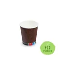 Kubek karbowany PREMIUM 280 ml, M (średnica 80 mm) [25 szt.]