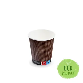Kubek karbowany PREMIUM 280 ml, M (średnica 80 mm) [25 szt.]