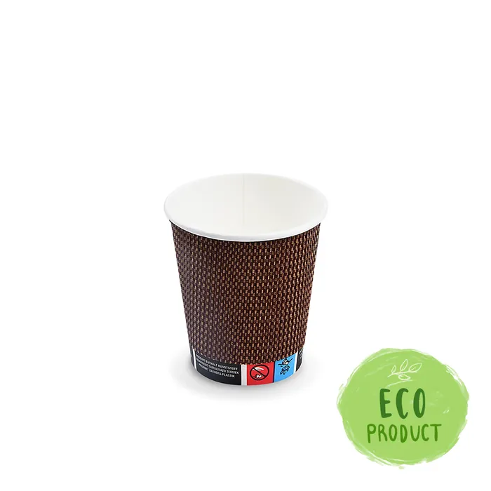Główne zdjęcie produktu Papírový kelímek PREMIUM 280 ml, M (průměr 80 mm) [25 ks]