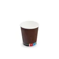 Kubek karbowany PREMIUM 280 ml, M (średnica 80 mm) [25 szt.]