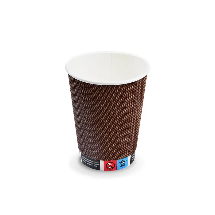 Główne zdjęcie produktu Papírový kelímek PREMIUM 420 ml, L (průměr 90 mm) [25 ks]
